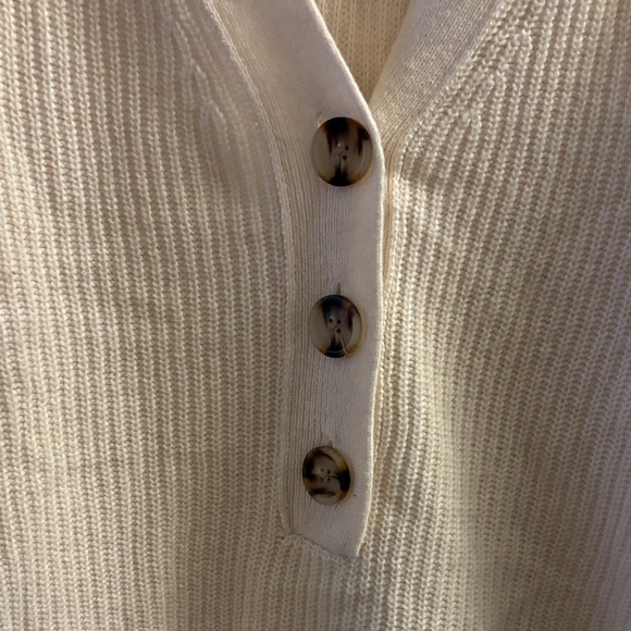 Madewell Cream Button-Up Cardigan - Picture 2 of 6